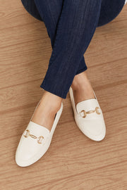 Qupid 9 to 5 Ballerina Metal Detail Loafers