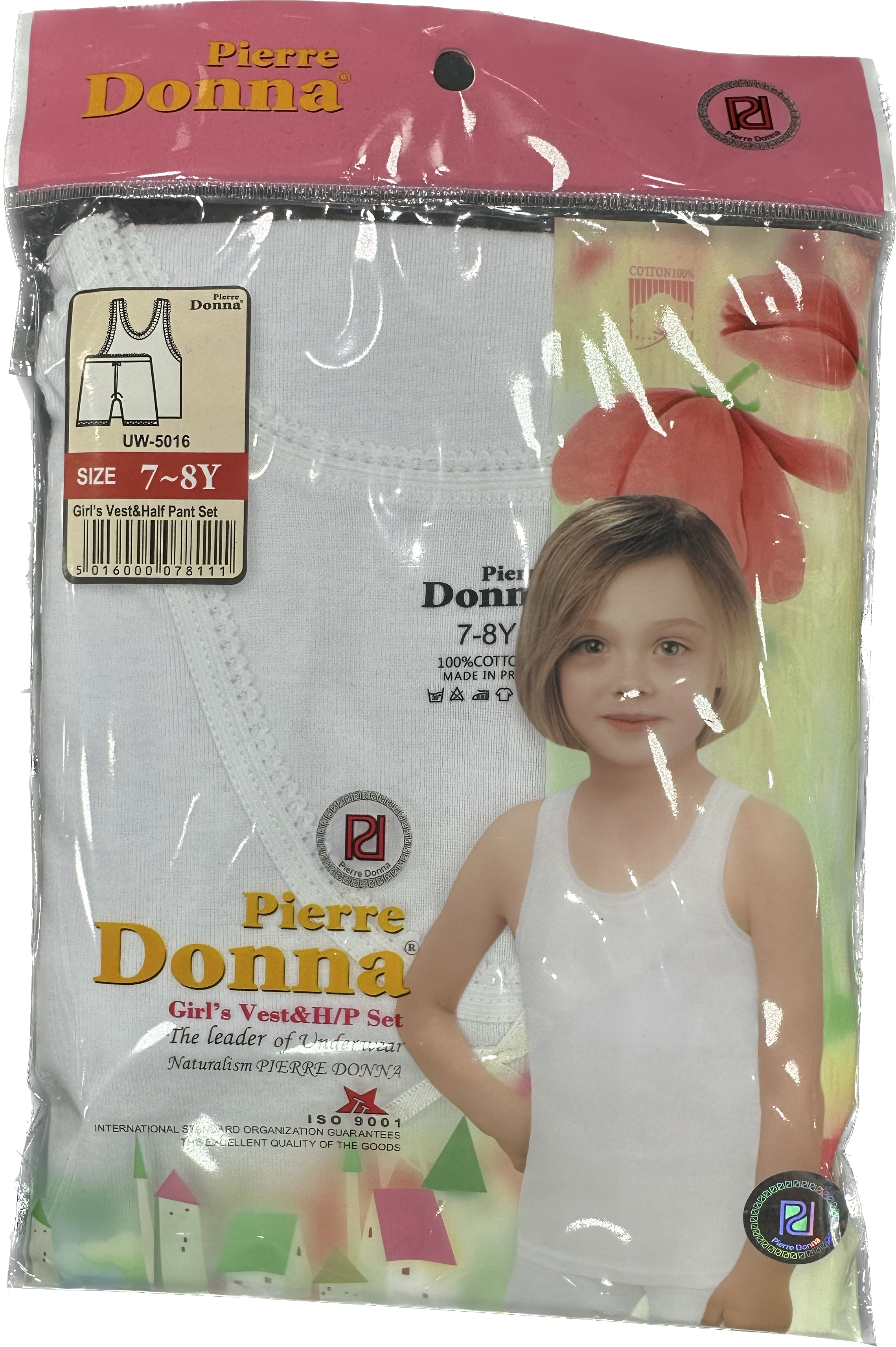 Vodex Girls camisole - Underwear white wholesale 12 pcs - carton