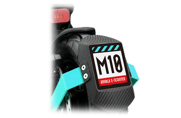 Arvala M10 license plate