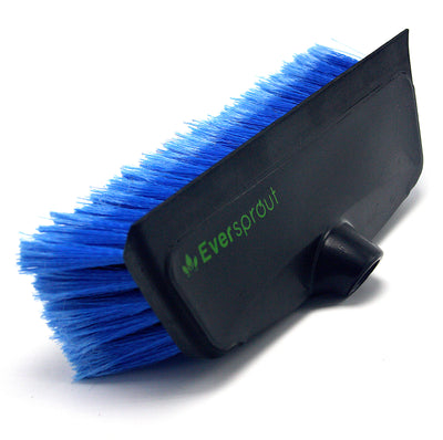 Elitra Swivel Grout Scrubber with Telescopic Handle & Tough Bristles, Silver Blue