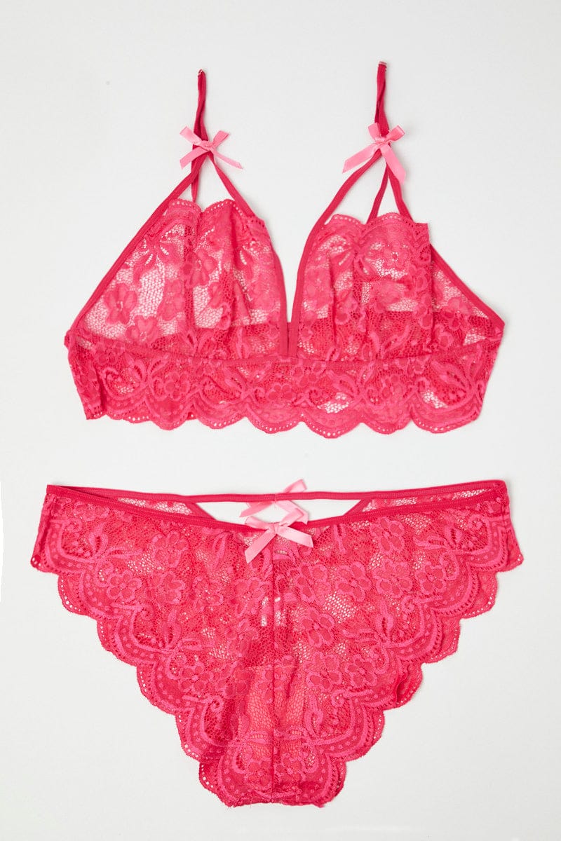 Stunning Floral Lace Lingerie Set: Shop the New Collection Online