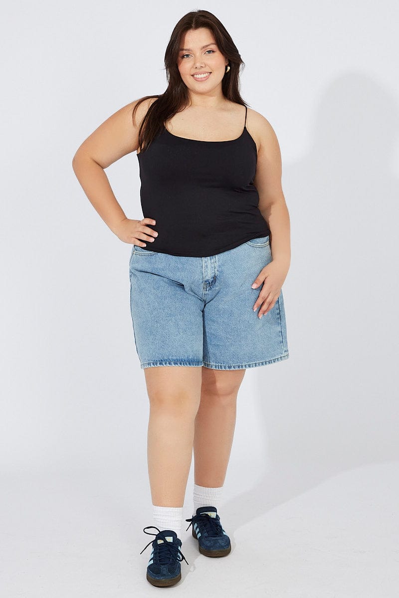 IN'VOLAND Plus Size Swimwear Swim Shorts High Waisted Tankini Capris Bottom  : : Clothing, Shoes & Accessories
