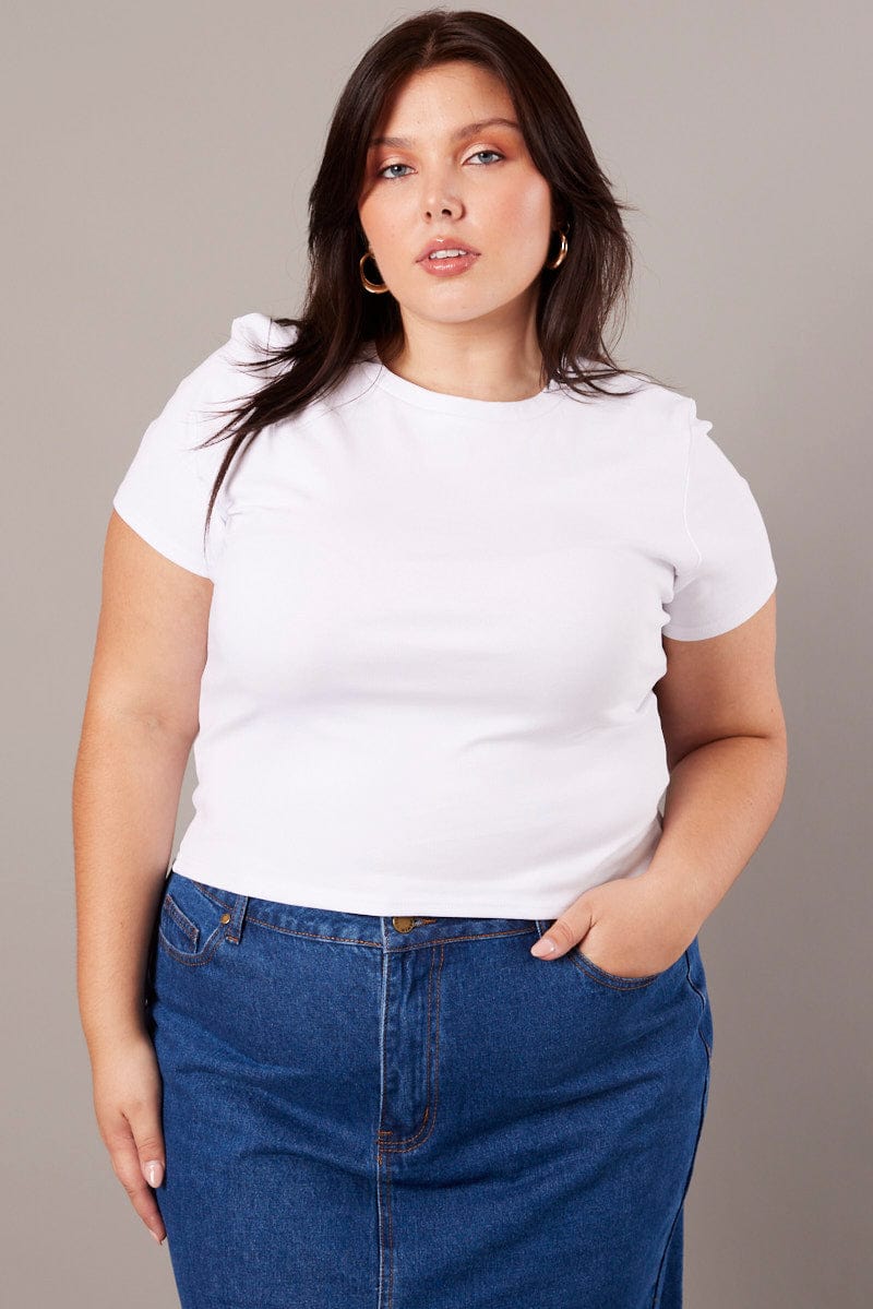 Plus Size Basic Tops & Tees