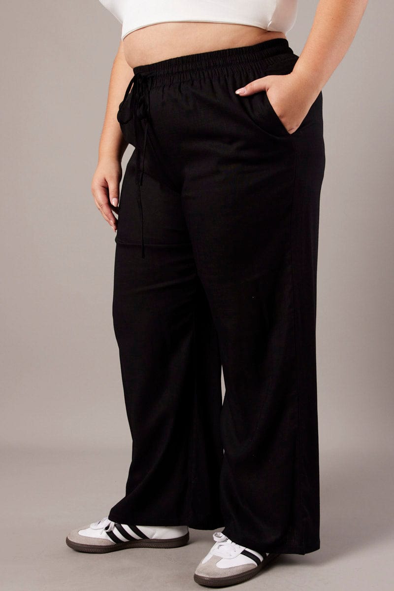 Smart Signature Ponte Pants - Black Cherry