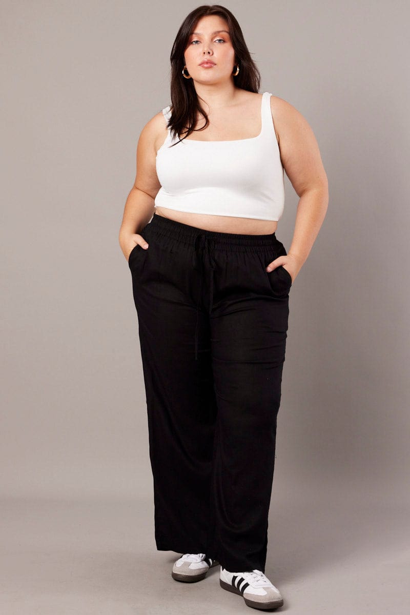 Women's Curvy Pants | Checkered & Flowy Pants | You + All