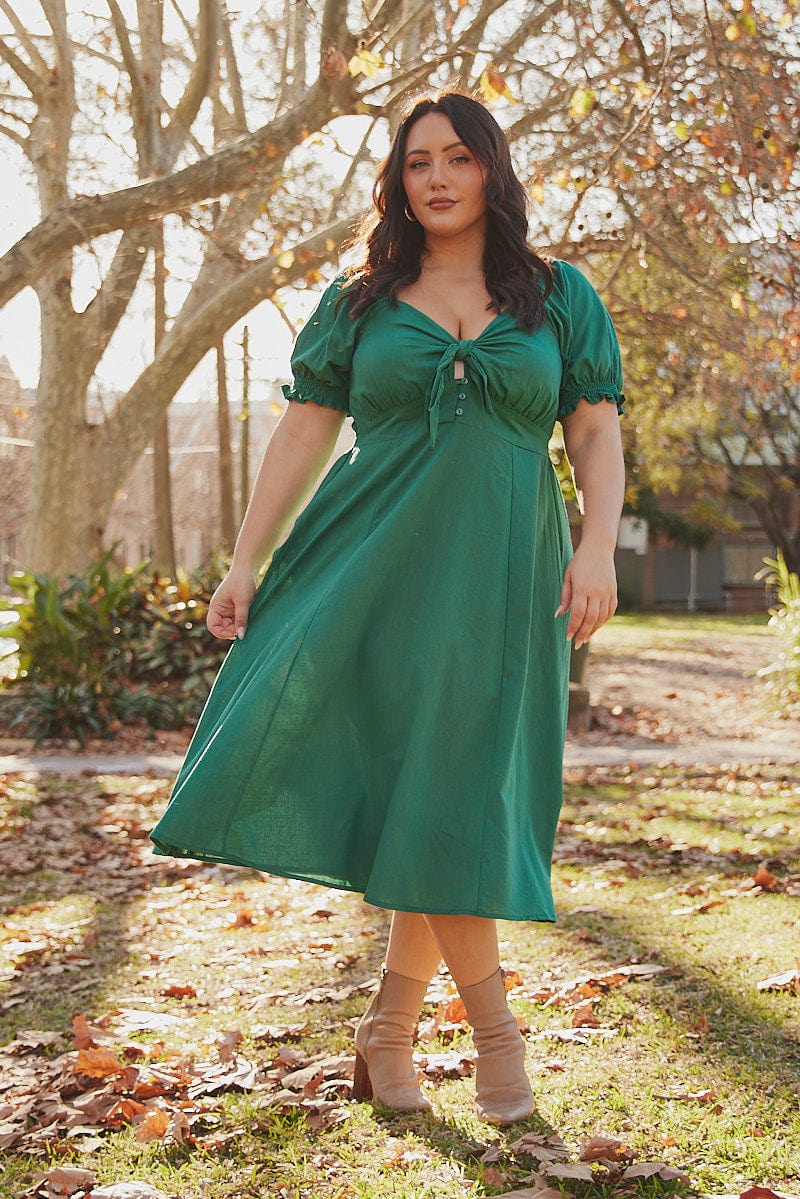 Plus Dress | Emerald, Sage & Olive Dresses | You + All