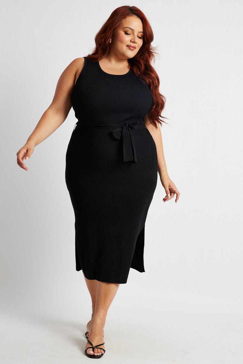 plus Size Midi Dress Casual Summer Dresses For Women Sleeveless Dress Boho  Flowy plus Size Dress And Leggings, Black, X-Large : : Clothing,  Shoes & Accessories