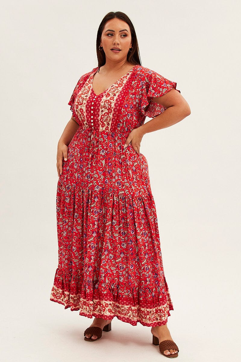 Plus Off Shoulder Boho Maxi Dress, Debenhams Plus Size Sale