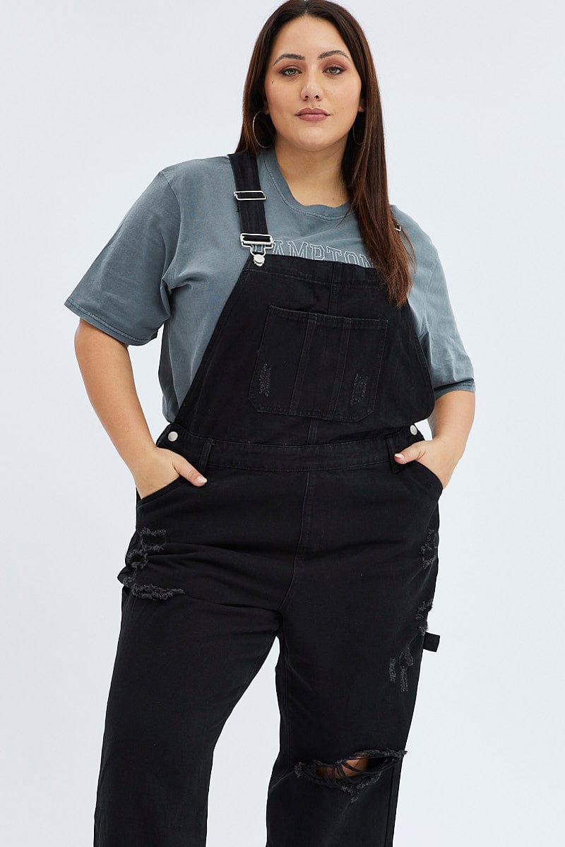 Rustic Linen Overalls - Navy – Miss Molly Eco Lux