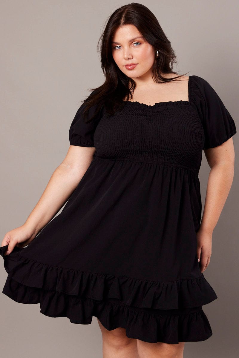 Buy Plus Size Dress, Elegant Black Dress, Trendy Plus Size