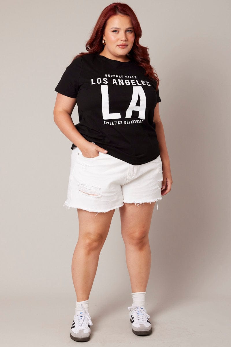 Beverly Plus Size Side-Knot Tee