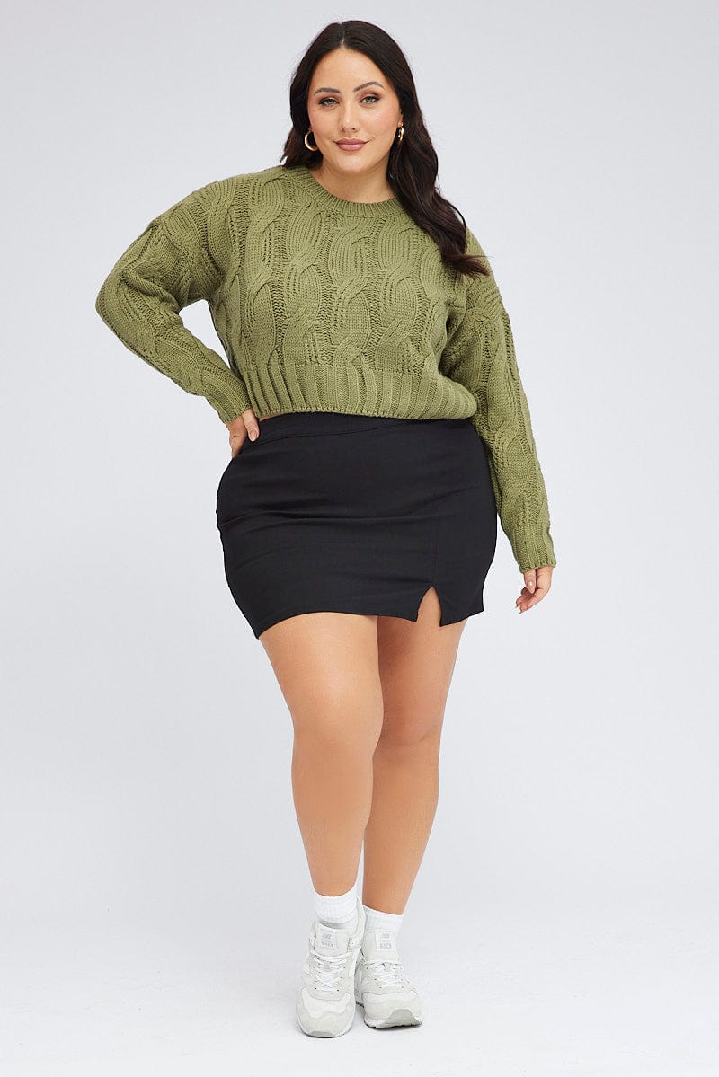 Plus size sales jumper skirt