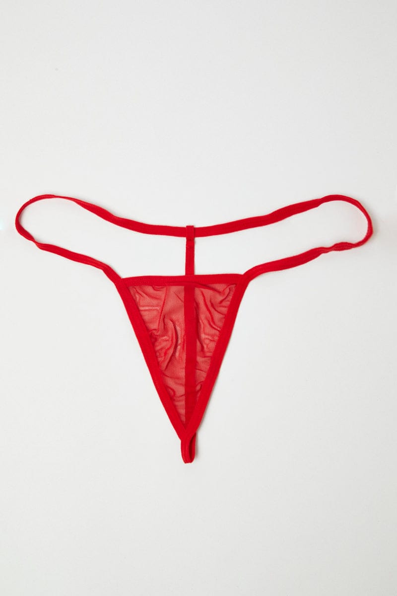 Red Floral Plus Size Panties for Women for sale