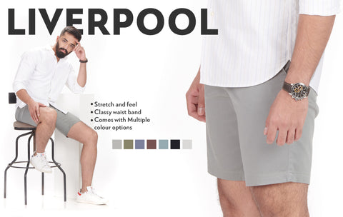 Ash Blue Liverpool Shorts
