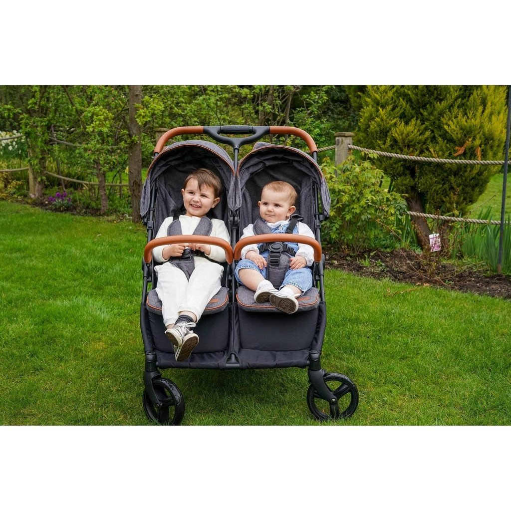 picture of Duo - Double Stroller Easy Folding Twin Pushchair by Amonev