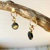 blue kyanite drop earrings