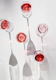 wine glass over head picture