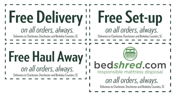 Free Mattress Delivery, Set-up and Haul Away