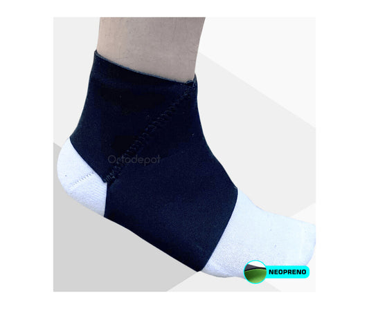 Tobillera ajustable, Neopreno, Esguince, Práctica deportiva, Azul, Varias tallas, TB05A