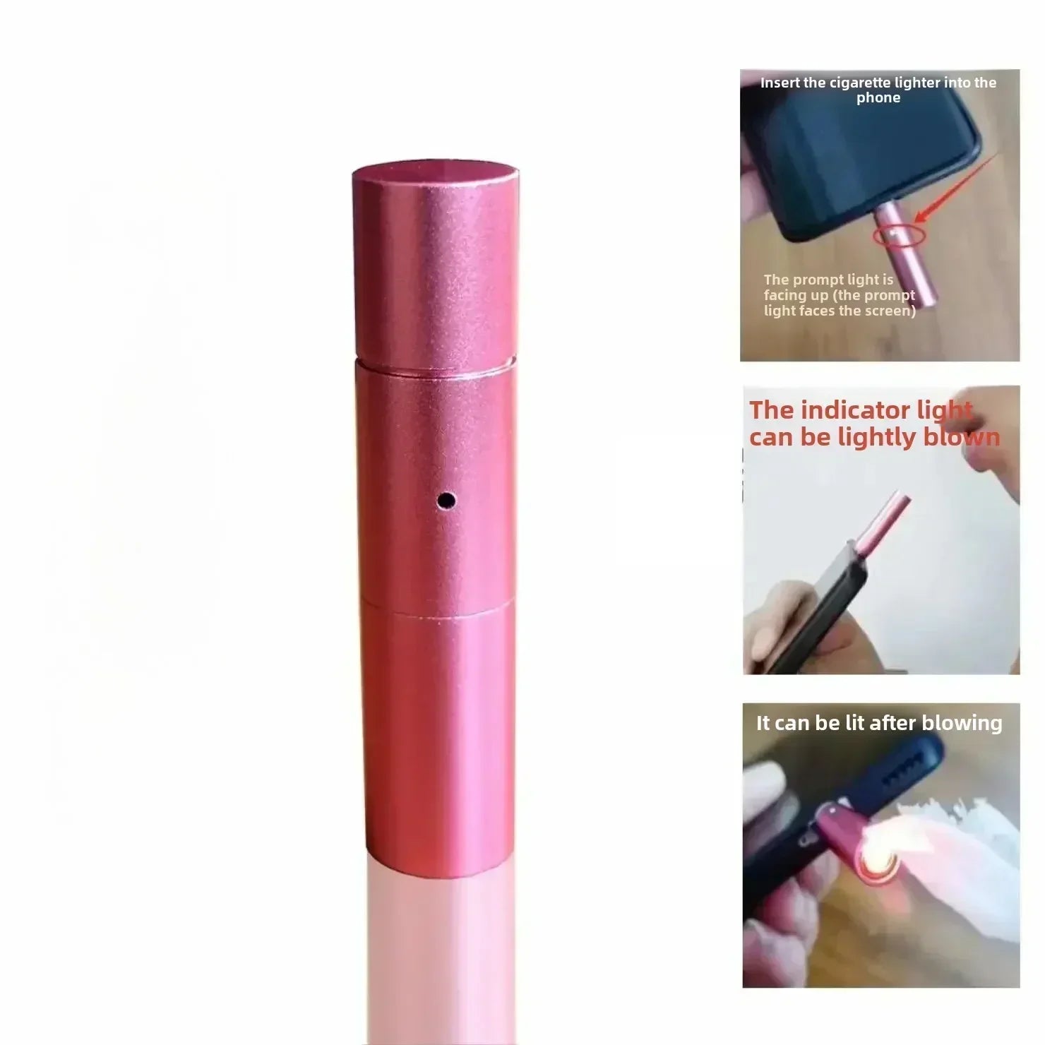 Heat Coil Breath Trigger Windproof Phone Lighter - Image 9