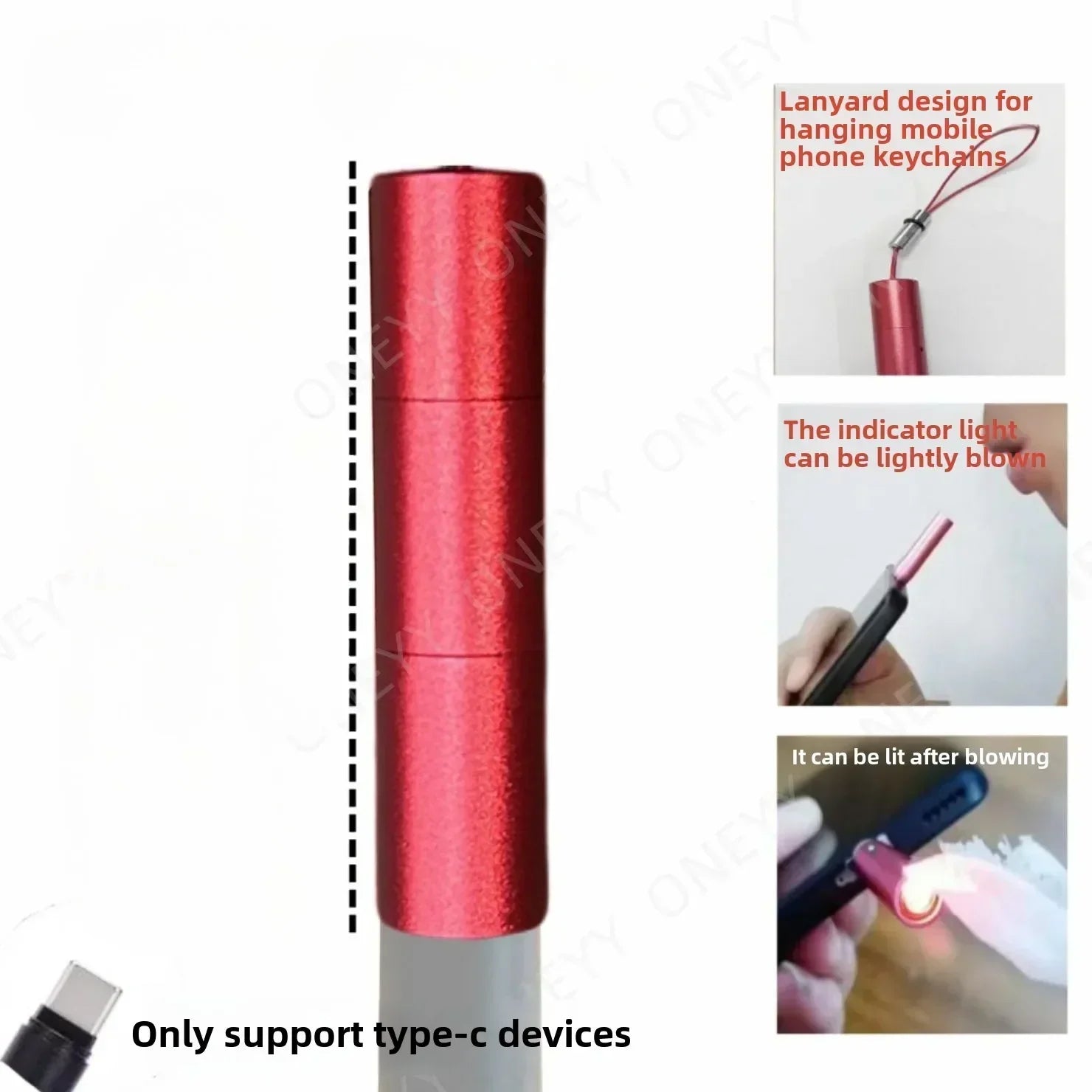 Heat Coil Breath Trigger Windproof Phone Lighter - Image 6