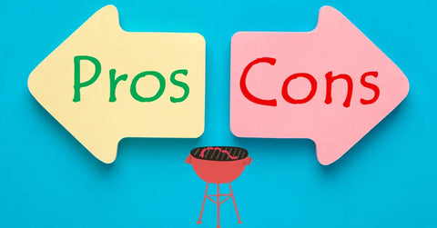 pros and cons of ceramic grills