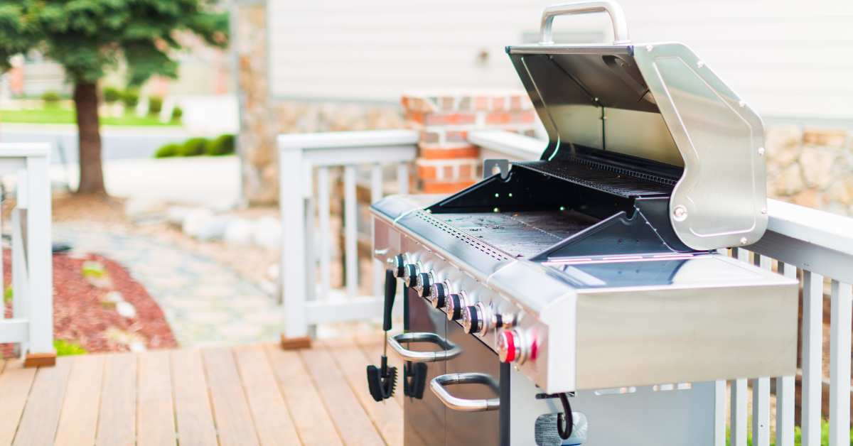 grill with side burner