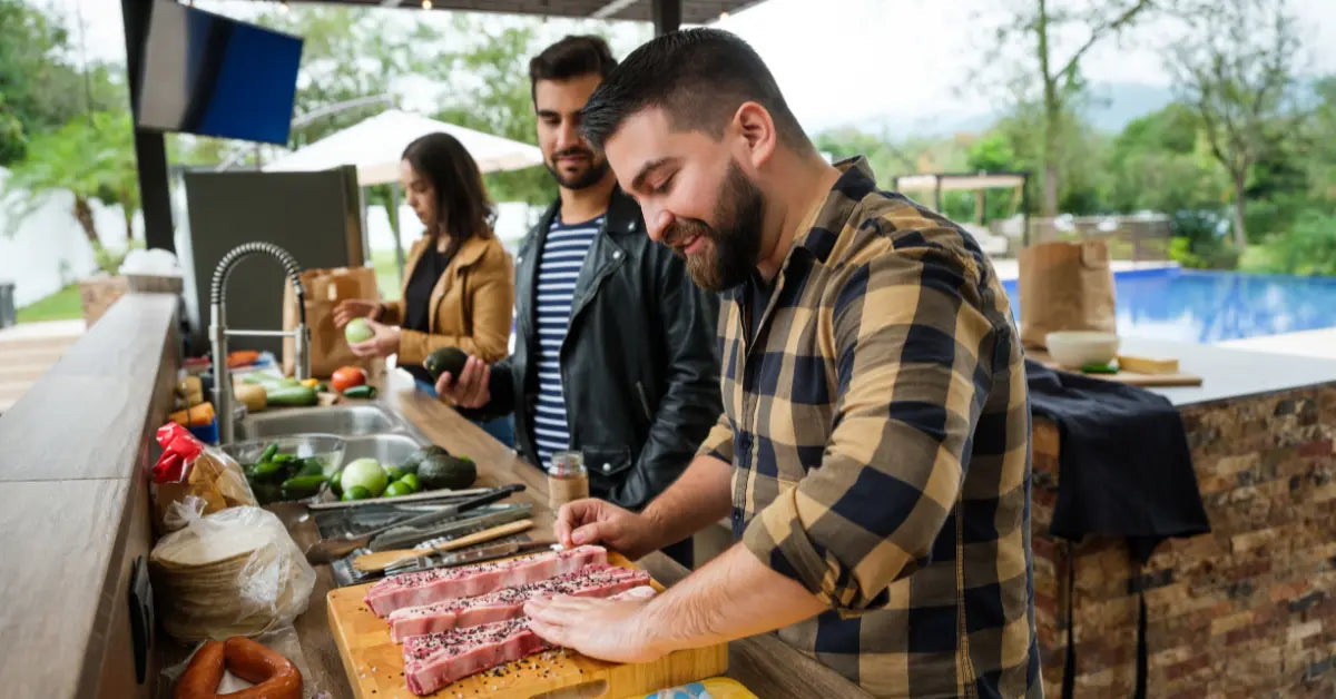 using an Outdoor Prep Station