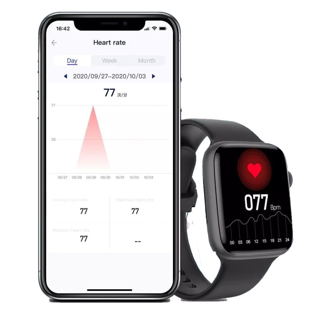 XWATCH Pro Elite - Montre connectée, Appels, SMS, Assistant Vocal