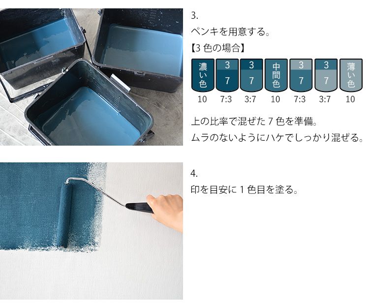 ペンキを用意