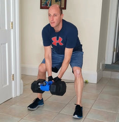 t-bar rows using dualbell and dumbbells on a bar