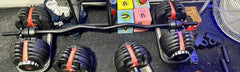 dualbell combined with bowflex 552 adjustable dumbbells