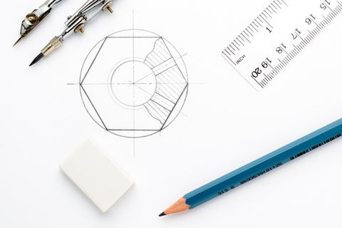 tools used for 3 point perspective drawing