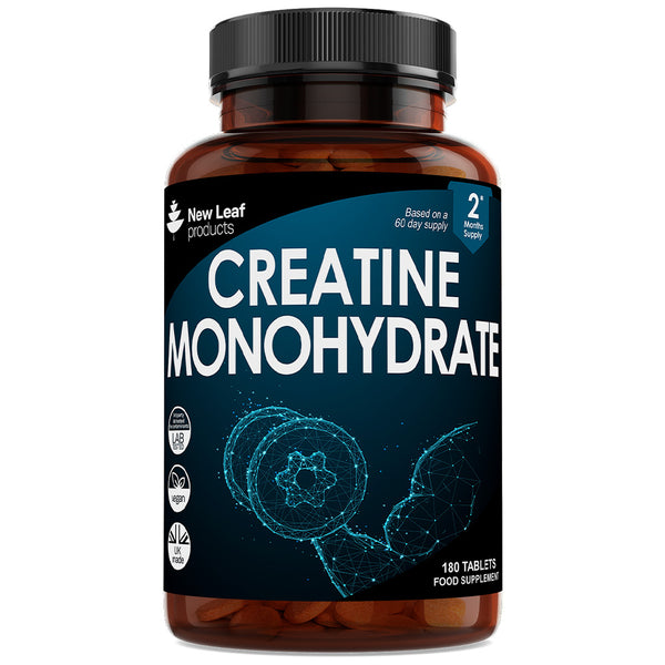 Creatine Monohydrate Tablets 3000mg - 180 Creatine Tablets - Gym / Workout Supplement