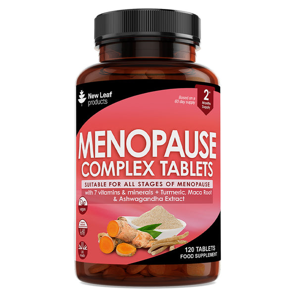 Menopause Supplements for Women With Turmeric, Ashwagandha & Maca Extract