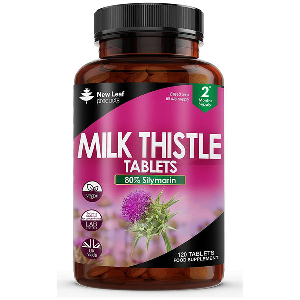 Milk Thistle Tablets 4000mg - 80% Silymarin High Strength