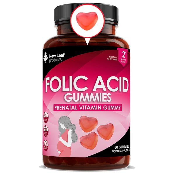 Folic Acid Gummies For Pregnancy Recommended Daily Dosage ,Vitamins B9 - Vegan