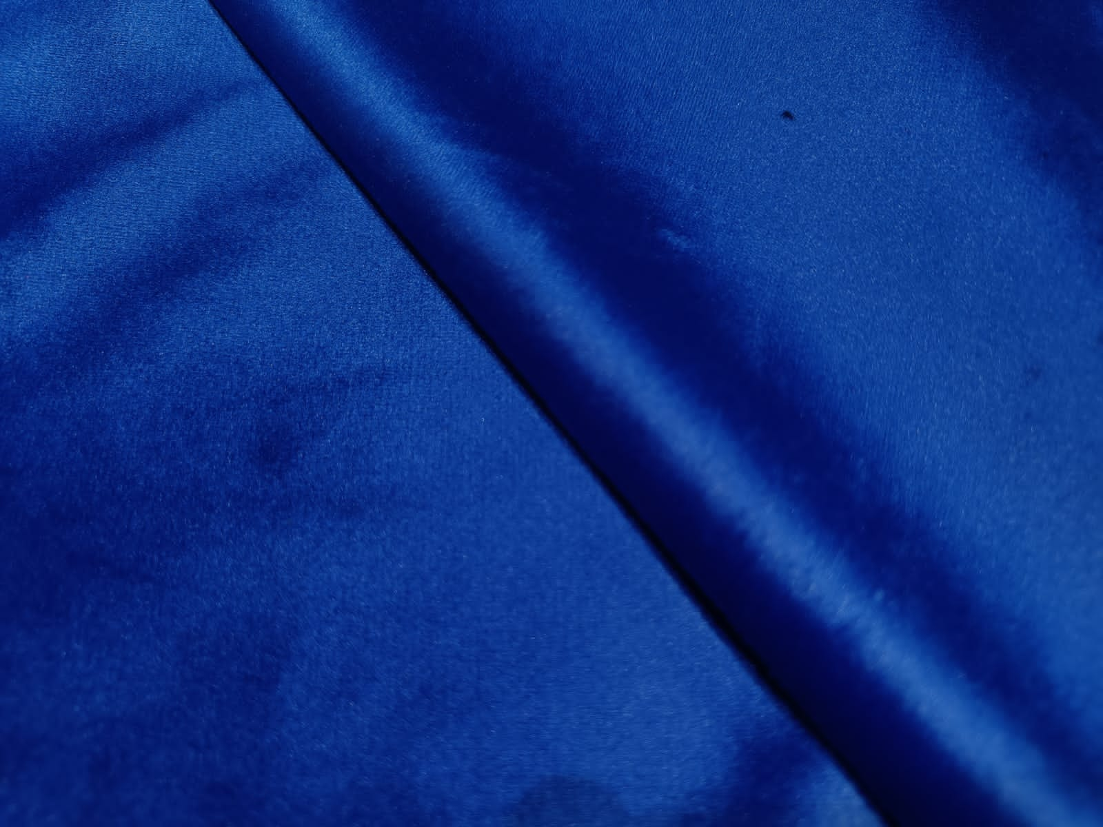 VELVET Lycra royal blue Fabric 58