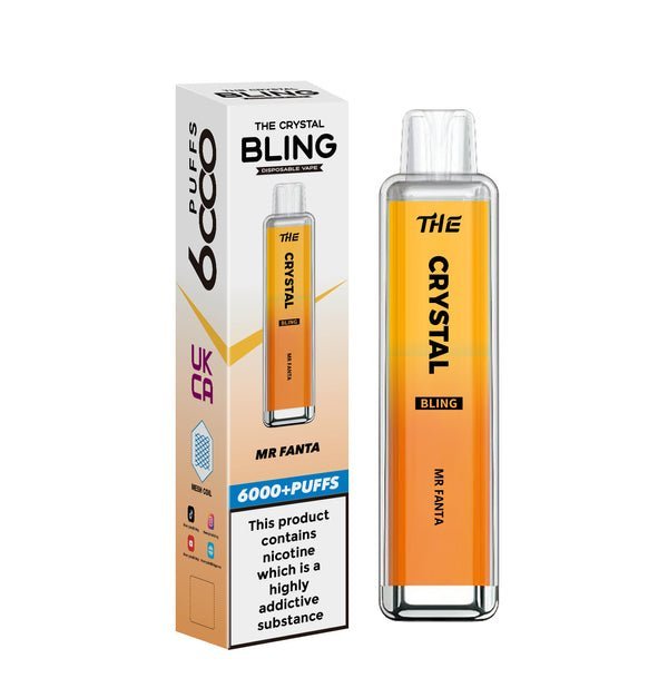 The Crystal Bling 6000 Puffs Disposable Vape - Box of 10 - Bulk Vape Wholesale