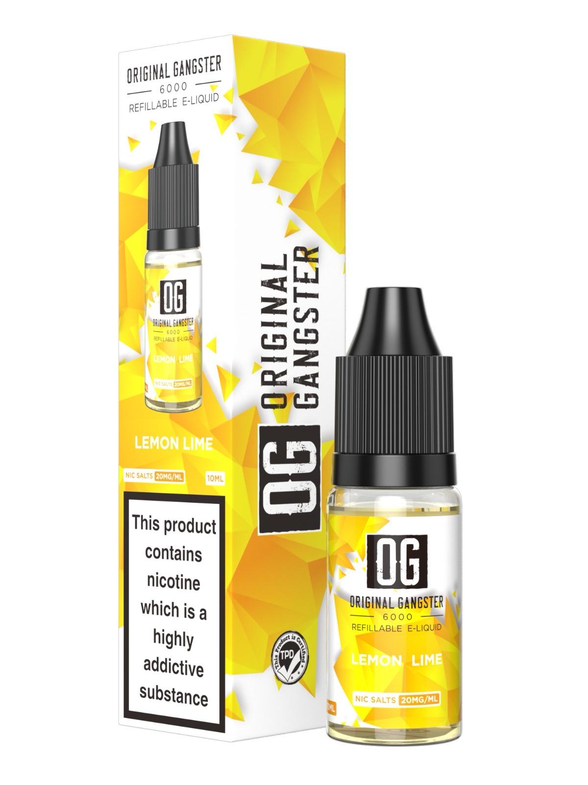 OG Original Gangster 6000 Salt 10ml ( Box of 10 ) - Bulk Vape Wholesale