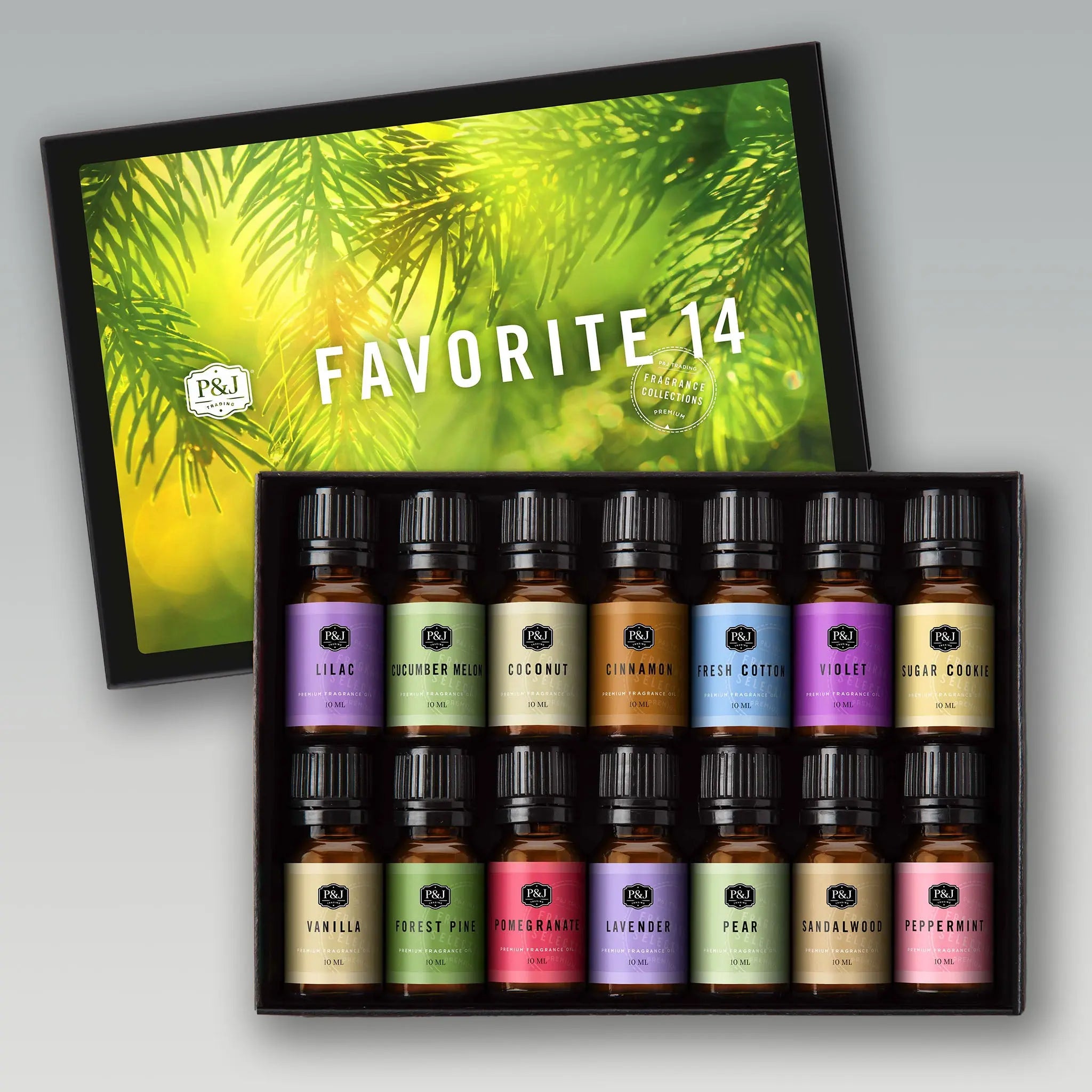 P&J Fragrance Favorites Set | Strawberry, Lilac, Cucumber Melon, Coconut,  Gardenia, Woodbine Scents for Candle, Soap & Diffuser Oil Making