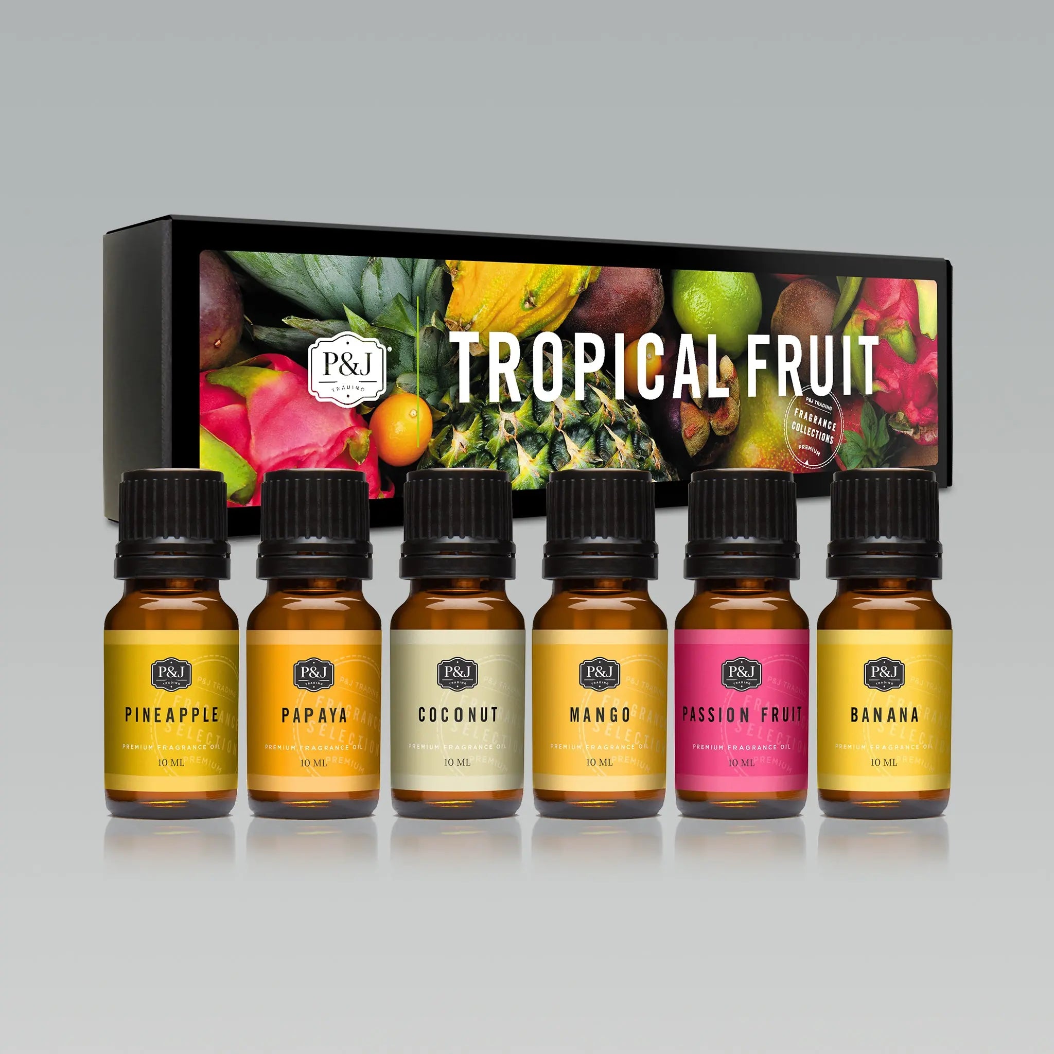 Fruit Set of 6 Fragrance Oils 10ml