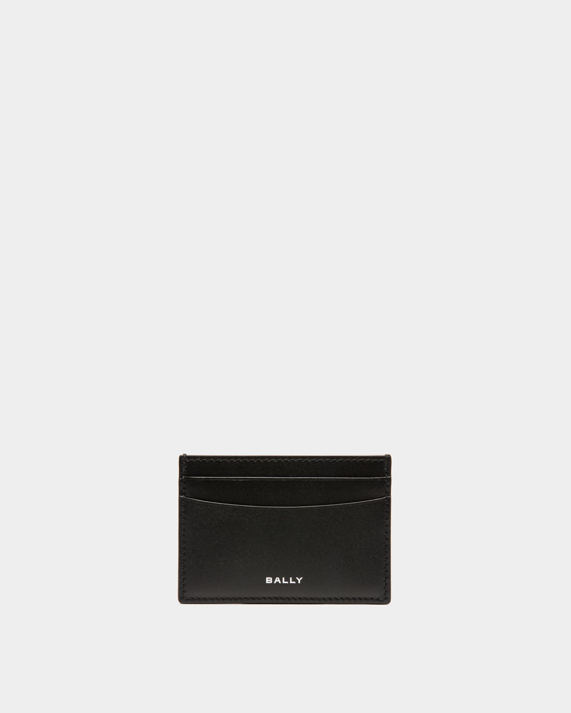 Busy Bally | Men's Card Holder in Black Leather | Bally | Still Life Front