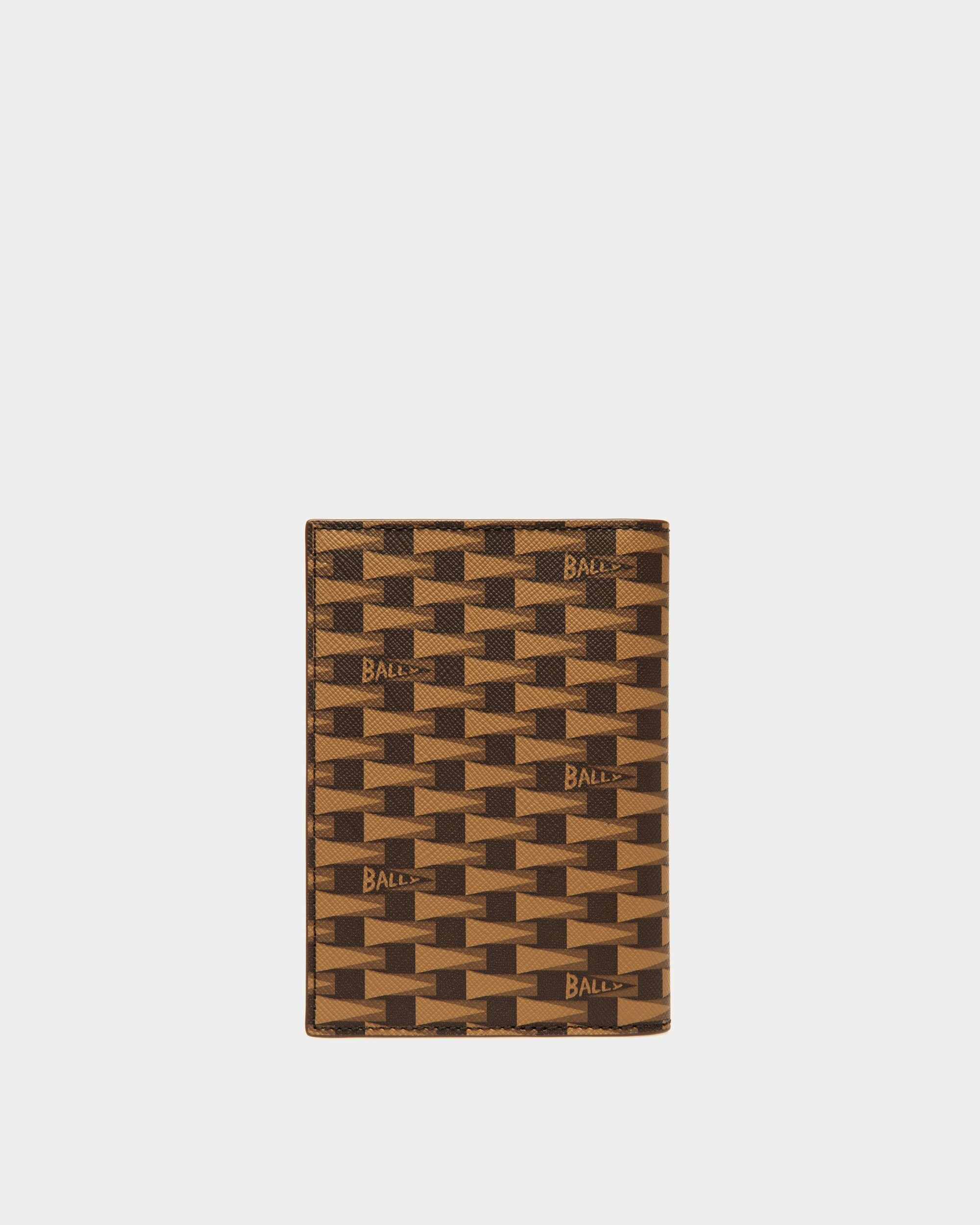 Men's Pennant Passport Holder In Desert TPU | Bally | Still Life Front