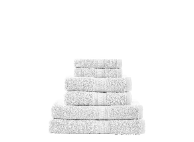 100% Cotton Six Piece Towel Bundle Image 7