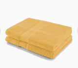100% Cotton Bath Sheets Twin Pack Image 2