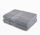 100% Cotton Bath Sheets Twin Pack Image 4