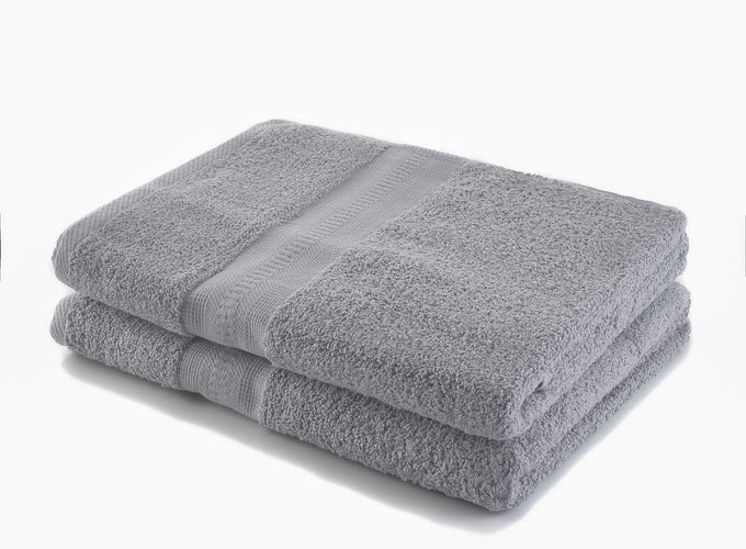 100% Cotton Bath Sheets Twin Pack Image 4