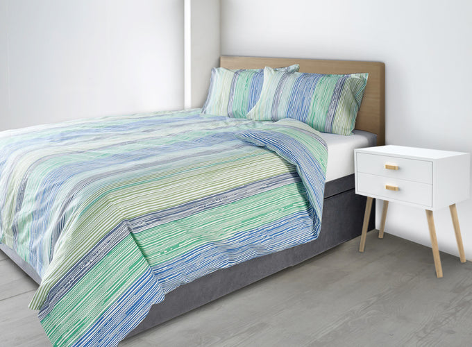 Downland Osborne Stripe Essential Bedding Pack Image 1