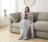 Huggleland Grey Wearable Relaxing Blanket Image 3